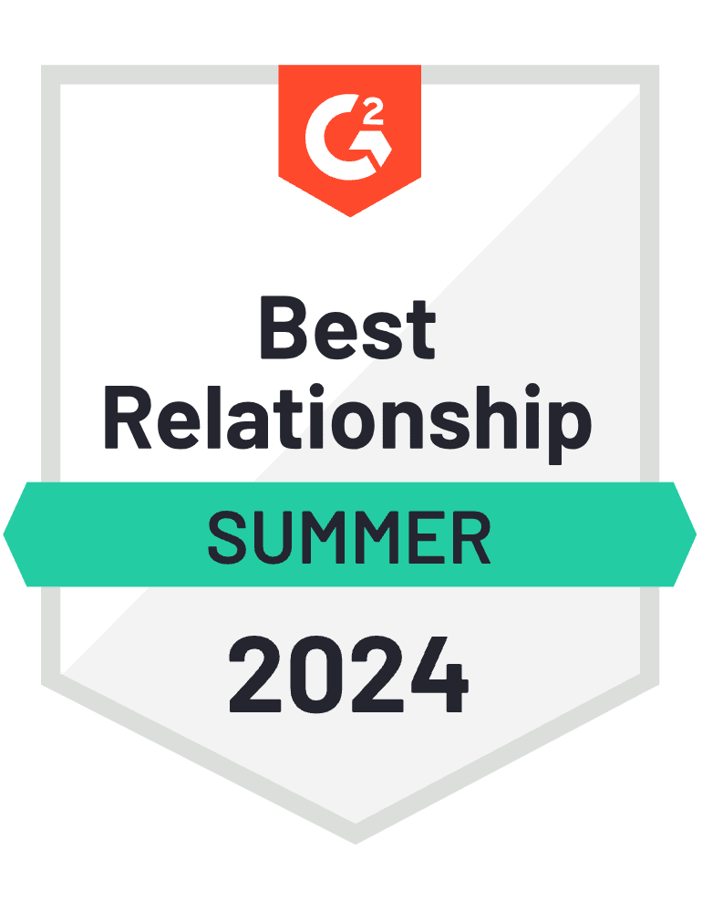 G2 Best Relationship Award、2023年春季