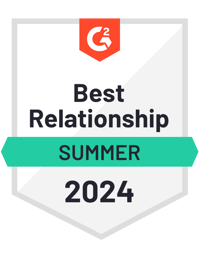 G2バッジ：Best Relationship