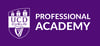 Professional Academy、紫の背景に白文字のロゴ